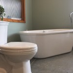 tub and toilet