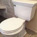 New white toilet