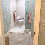 Easy access to walk in shower