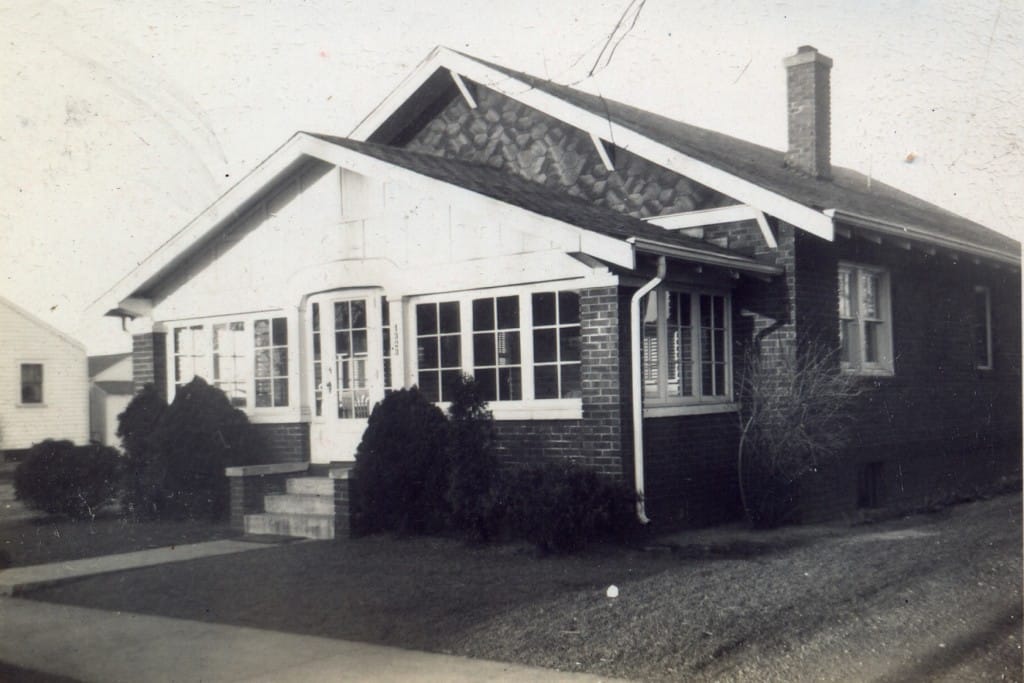 Original Lohmeyer Plumbing building at 1323 Cottage Avenue in Columbus, Indiana
