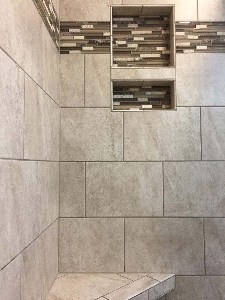 beautiful remodeled tile shower