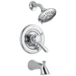 Delta Lahara tub and shower faucet in chrome finish